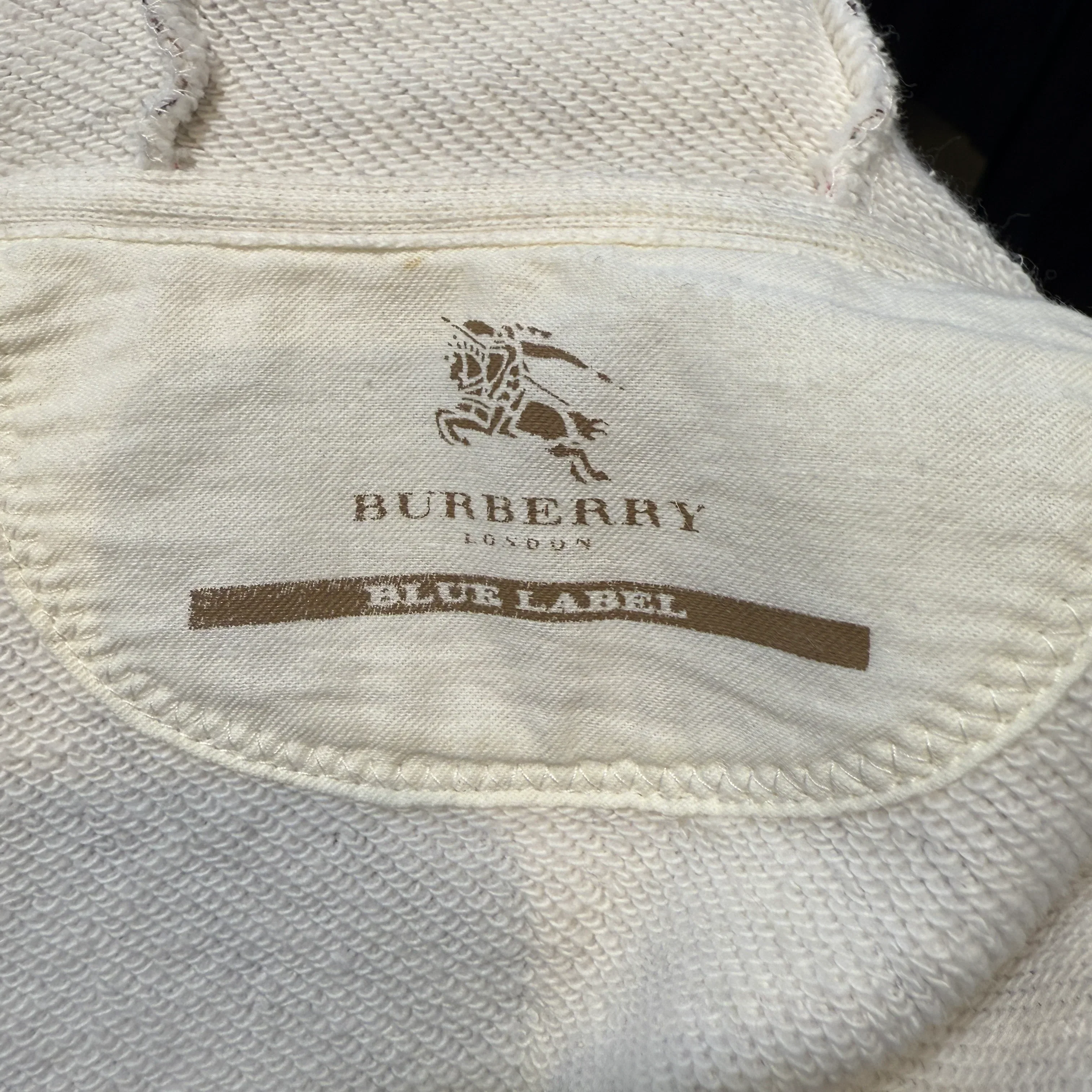 Burberry Blue Label Jacket Hoodie 38 White - Image 5