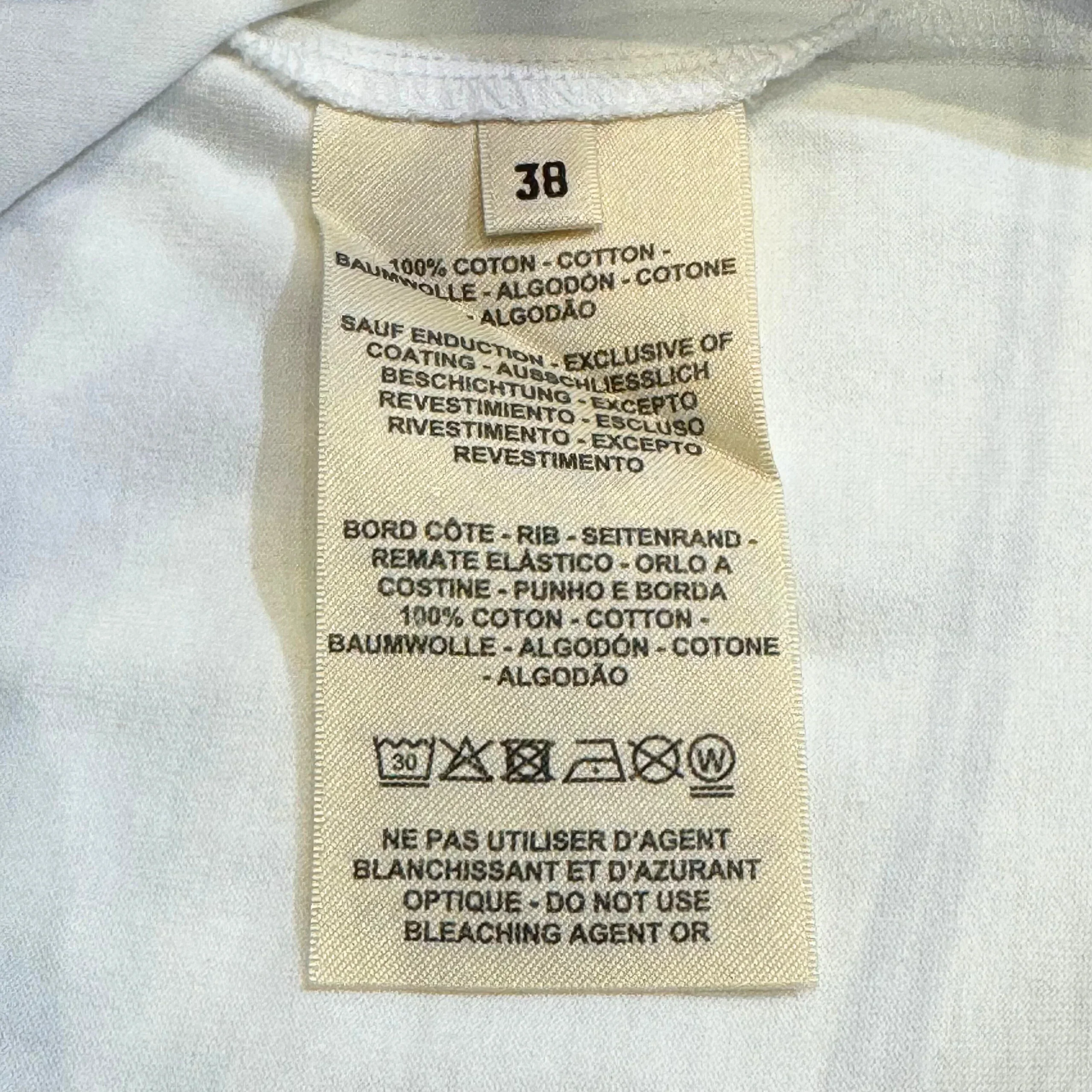 Hermes Della Cavalleria Mid T shirt Dress White 38 - Image 8