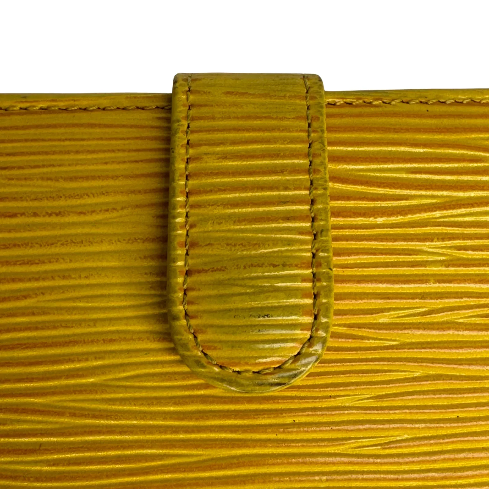 Louis Vuitton Epi Leather Long Wallet Yellow - Image 15