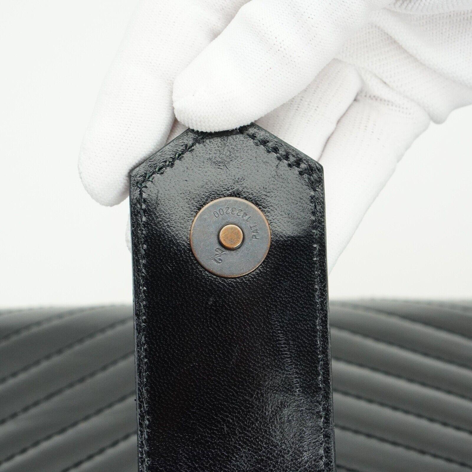 YSL Yves Saint Laurent Quilted Leather Clutch Bag Black - Image 14