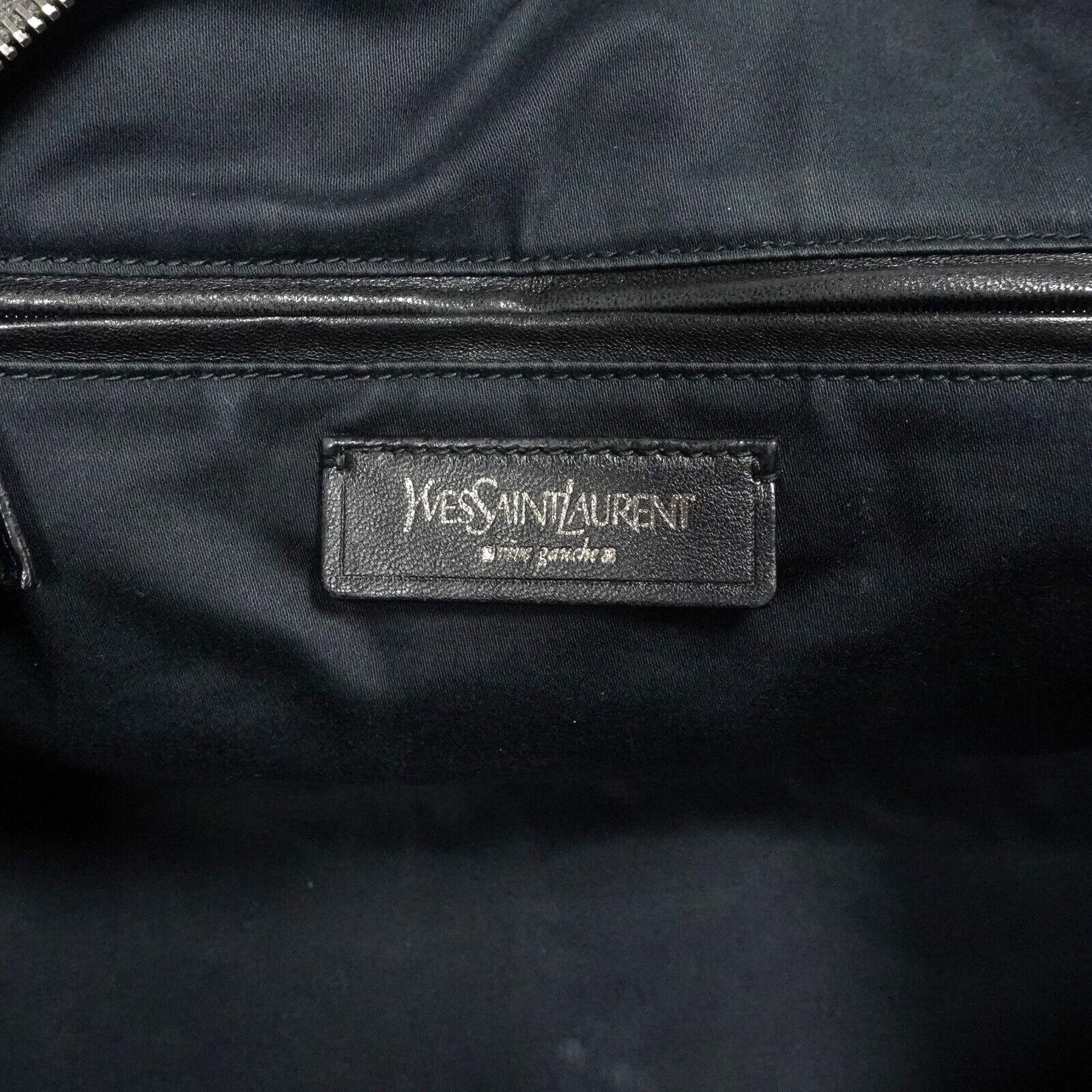 Yves Saint Laurent Easy Patent Leather Boston Bag Olive - Image 8
