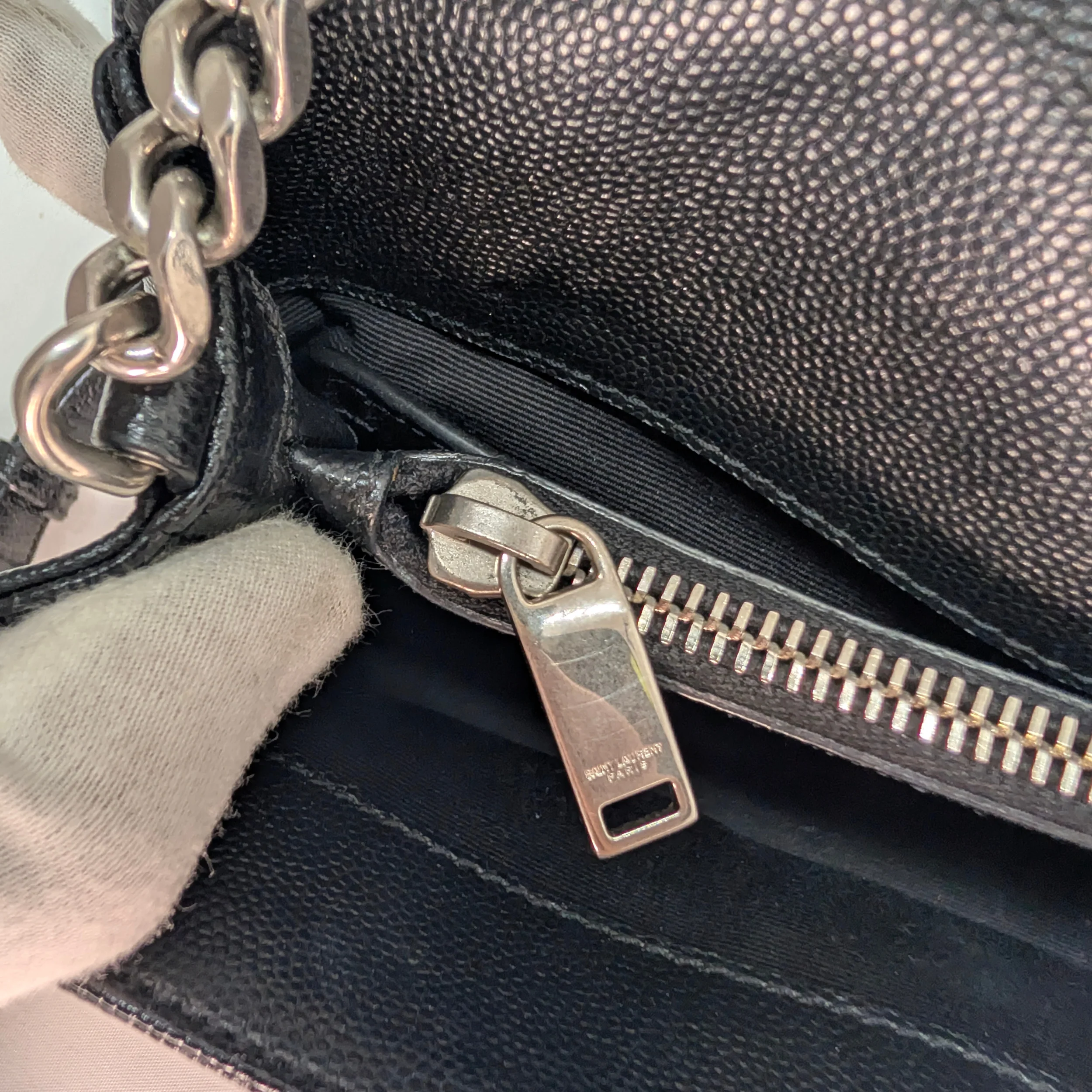 Yves Saint Laurent Hollywood crossbody Bag Black - Image 16