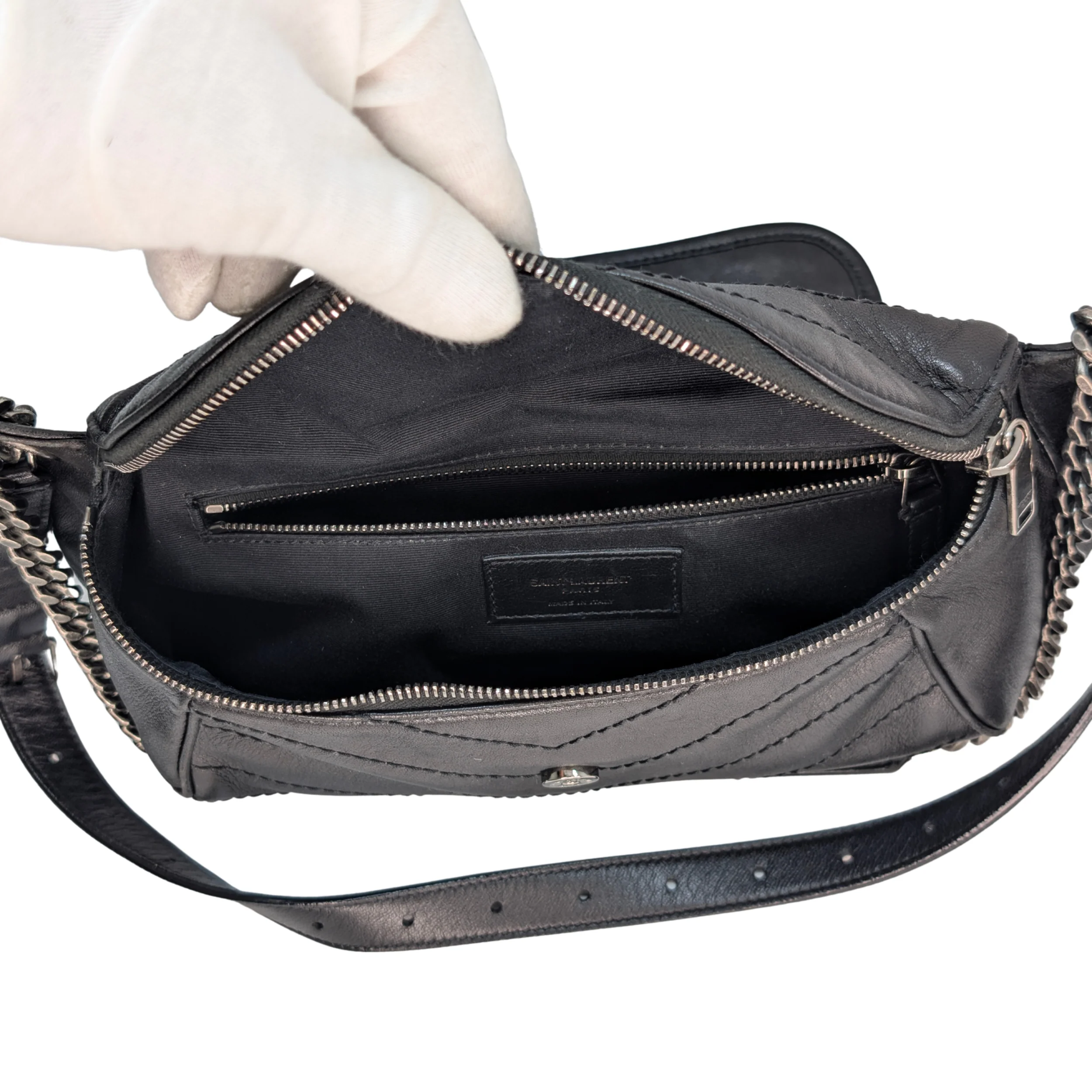 Yves Saint Laurent Niki Stardust studded Bag Black - Image 20